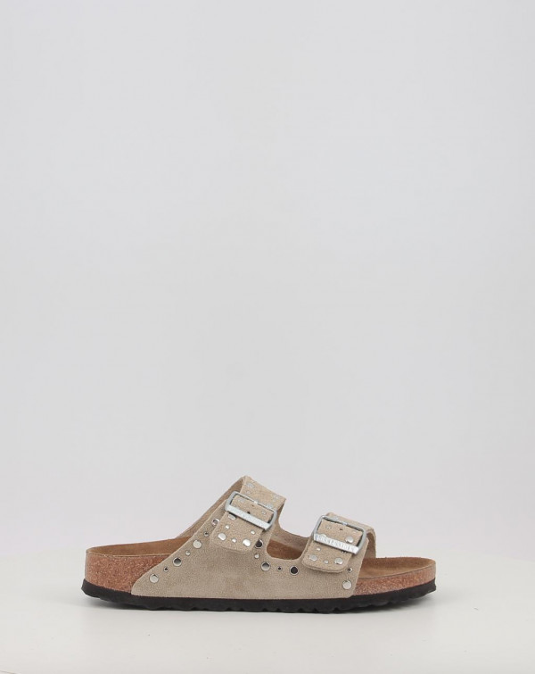 Sandalen Birkenstock ARIZONA RIVET LEVE Taupe