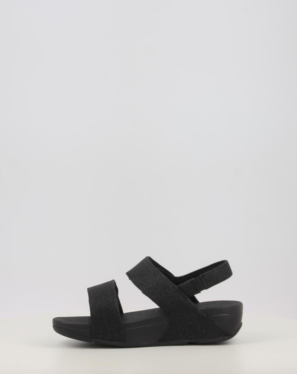 LULU ADJUSTABLE SHIMMERLUX BACK STRAP SANDALS