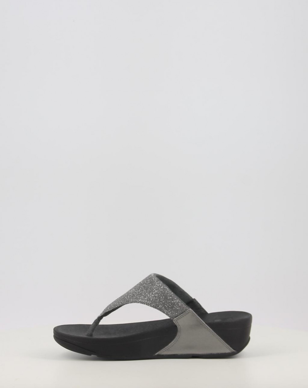LULU SHIMMERLUX TOE POST SANDALS