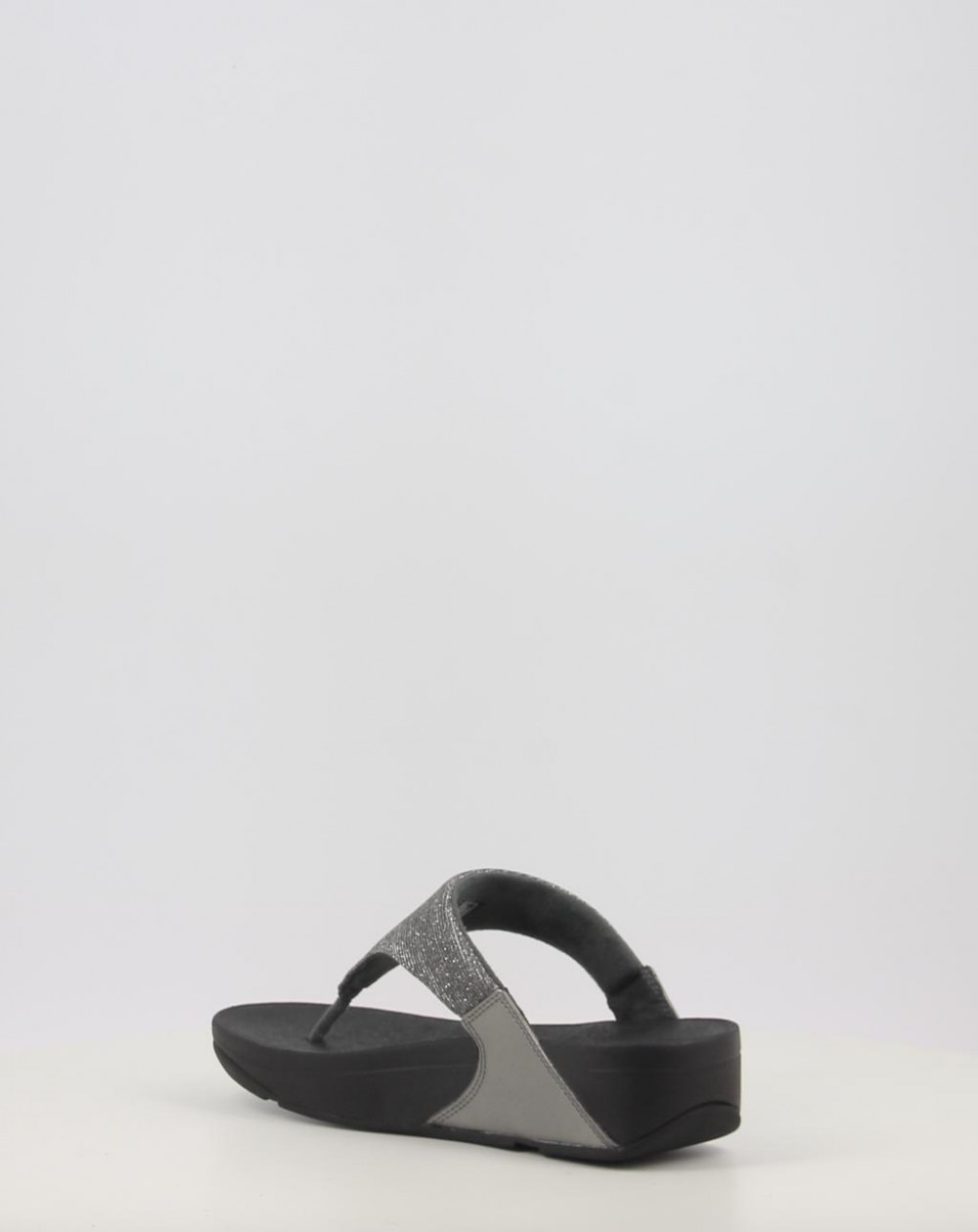 LULU SHIMMERLUX TOE POST SANDALS