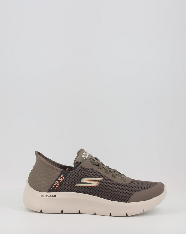 Schuhe sneaker Skechers GO WALK FLEX- HANDS 216324 kastanienbraun