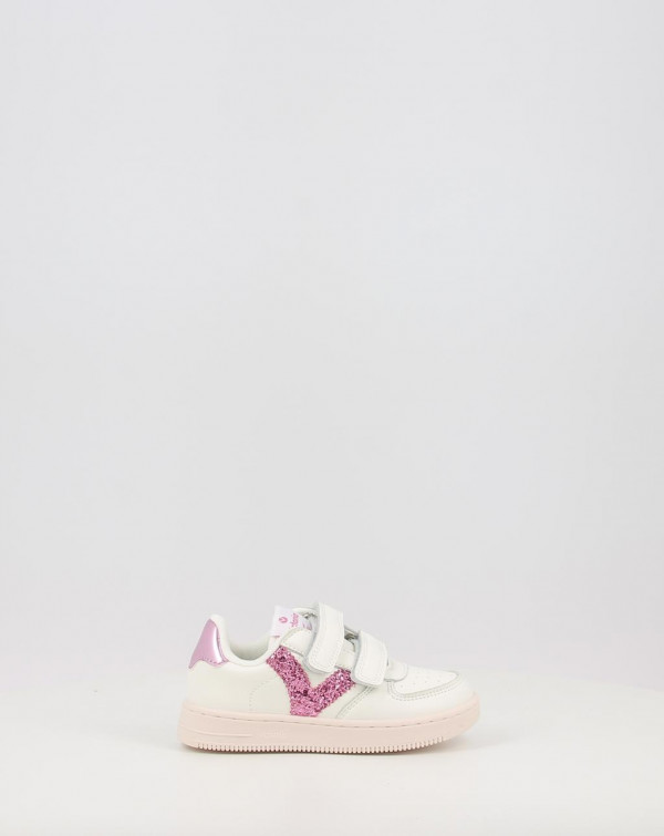 Schuhe sneaker Victoria TIEMPO EFECTO PIEL FANTASIA 1124106-477 Weiß