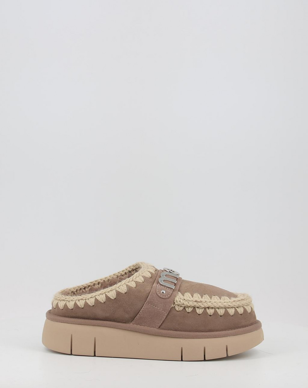 Clogs Mou Bounce Clog Metal Logo Grau Tamanho 37