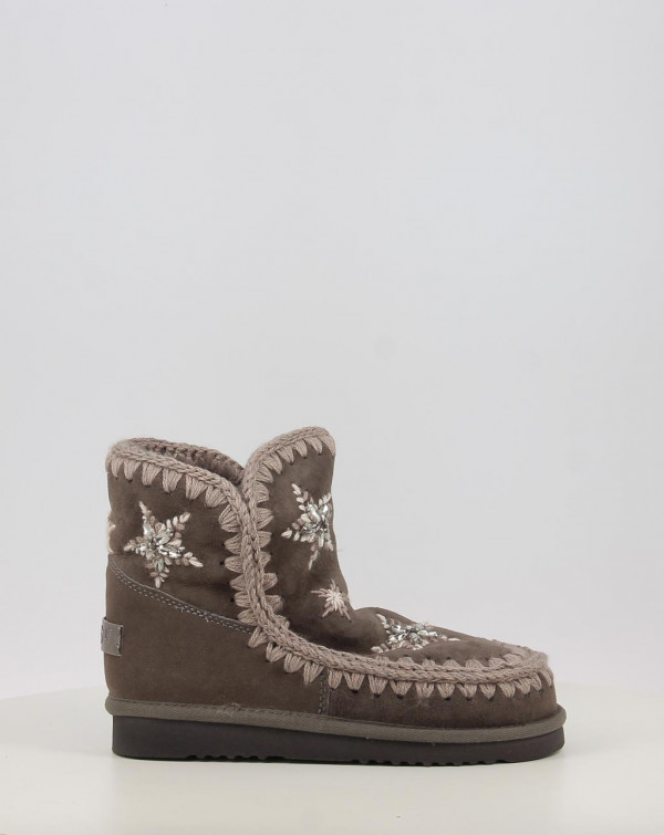 Stiefel Mou ESKIMO WOOL STARS & RHINESTONES Grau