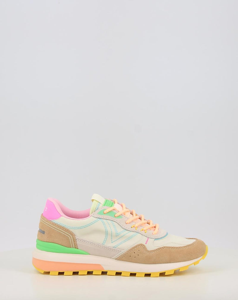 Sneakers VICTORIA LUNA NYLON & SERRAJE MULTICOLOR 1156114 beige