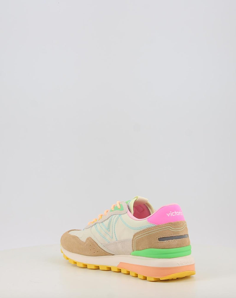 Sneakers VICTORIA LUNA NYLON & SERRAJE MULTICOLOR 1156114 beige