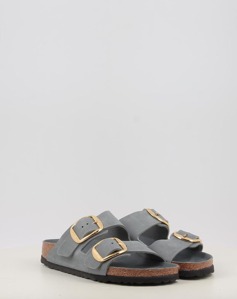 Sandalen BIRKENSTOCK ARIZONA BIG BUCKLE LEOI grau
