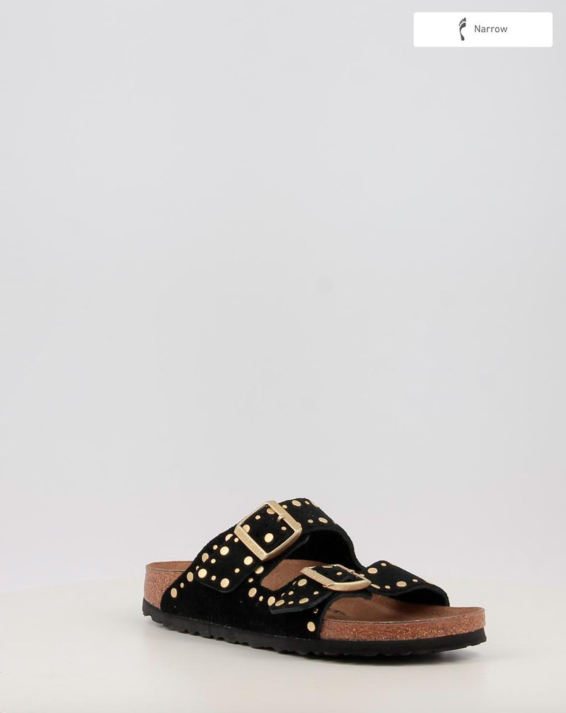 Sandalen BIRKENSTOCK ARIZONA RIVET LEVE schwarz