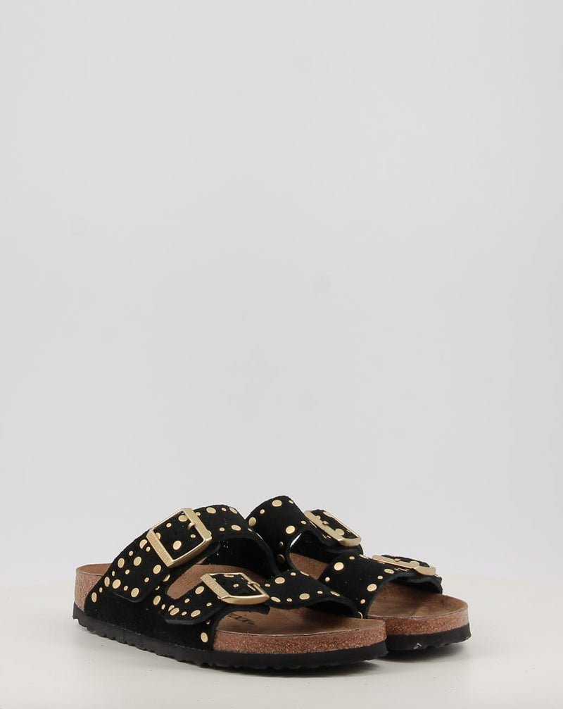 Sandalen BIRKENSTOCK ARIZONA RIVET LEVE schwarz