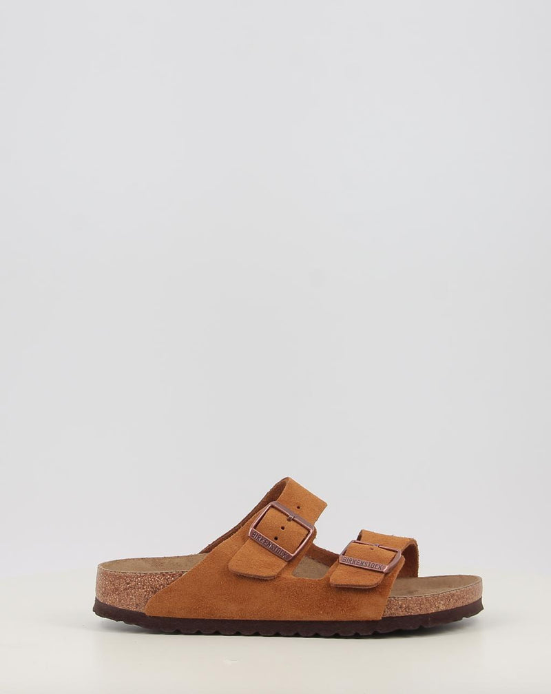 Sandalen BIRKENSTOCK Arizona SFB LEVE Mink Leder