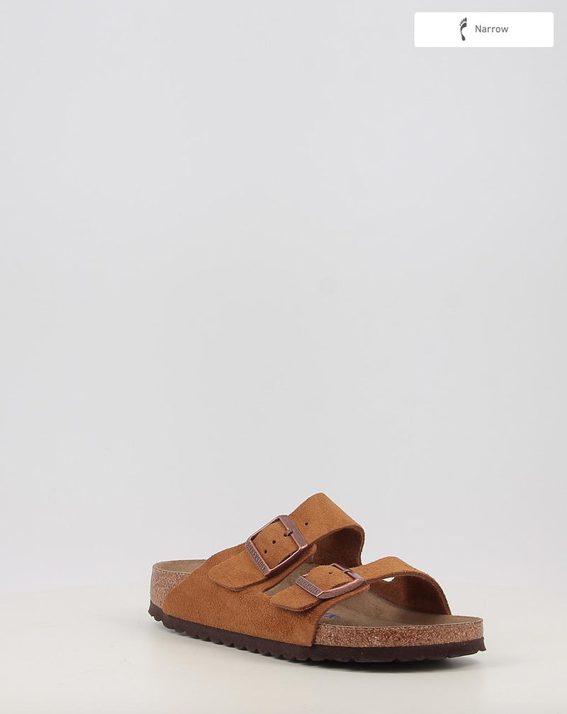 Sandalen BIRKENSTOCK Arizona SFB LEVE Mink Leder