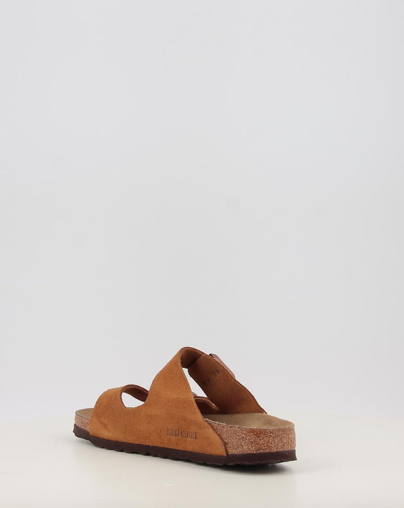 Sandalen BIRKENSTOCK Arizona SFB LEVE Mink Leder