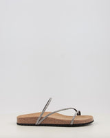 Sandalen GEOX D BRIONIA D55Y3C silber