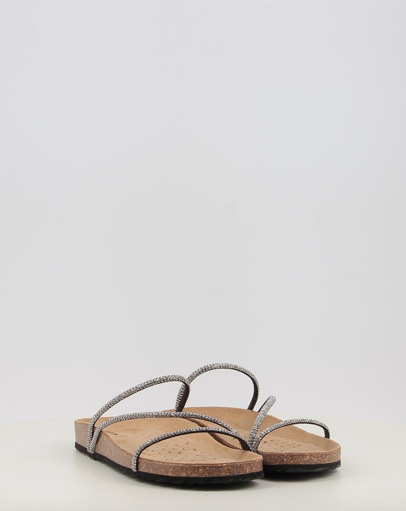 Sandalen GEOX D BRIONIA D55Y3C silber