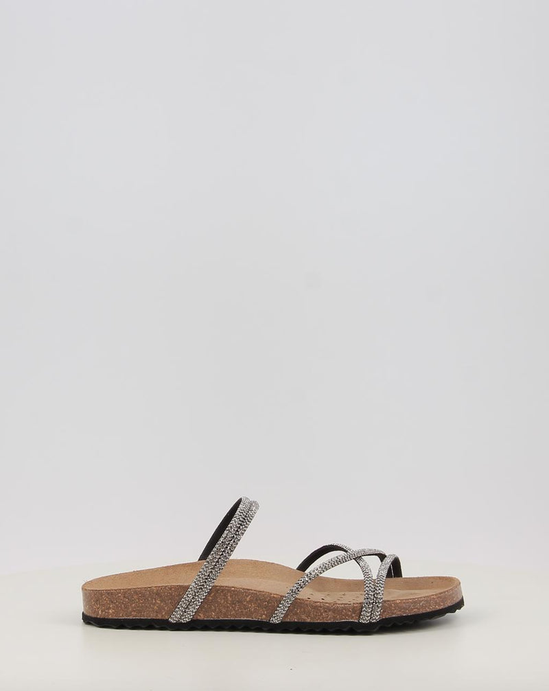 Sandalen GEOX D BRIONIA D65Y3I silber