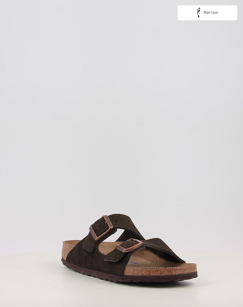 Sandalen BIRKENSTOCK Arizona SFB LEVE Mocca braun