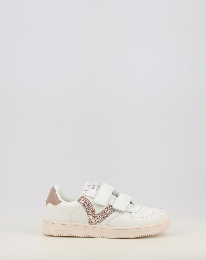 Zapatillas VICTORIA TIEMPO EFECTO PIEL FANTASIA 1124106-594 blanco