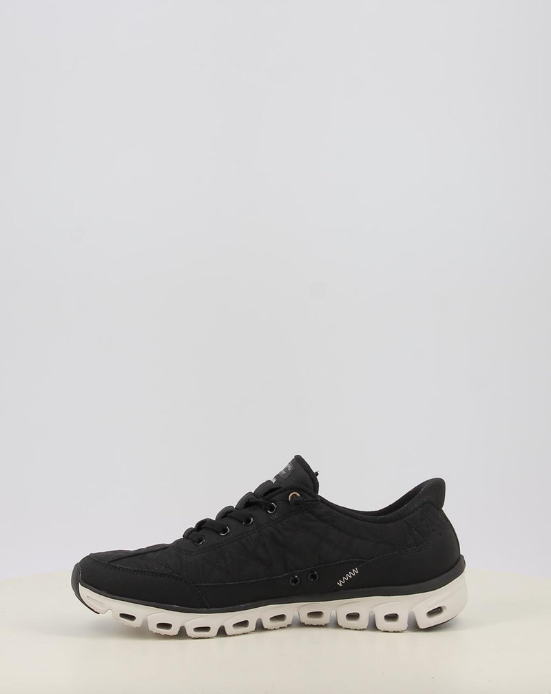 Zapatillas SKECHERS SLIP-INS: GLIDE-STEP - COZY FIT negro