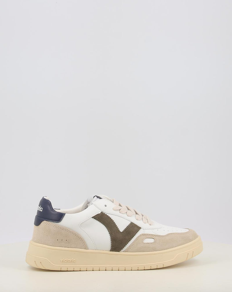 Zapatillas VICTORIA SEUL EFECTO PIEL & SERRAJE 1257101 blanco