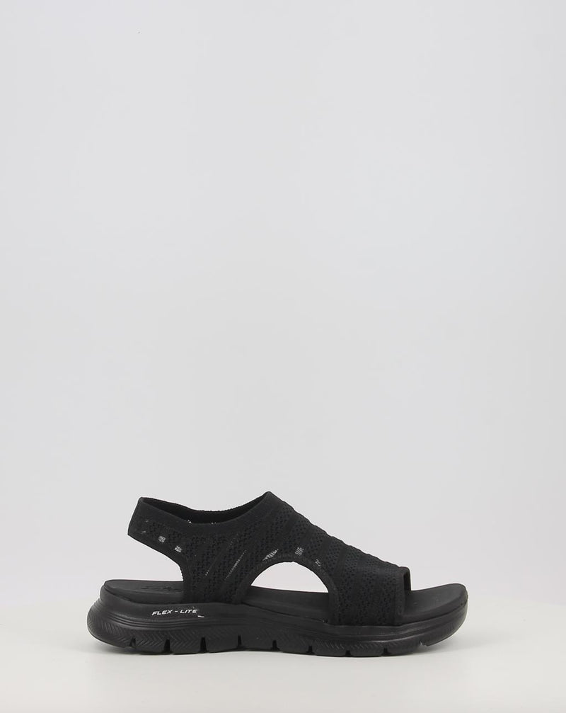 Sandalen SKECHERS FLEX APPEAL 4.0 - BOLDEST 119479 schwarz