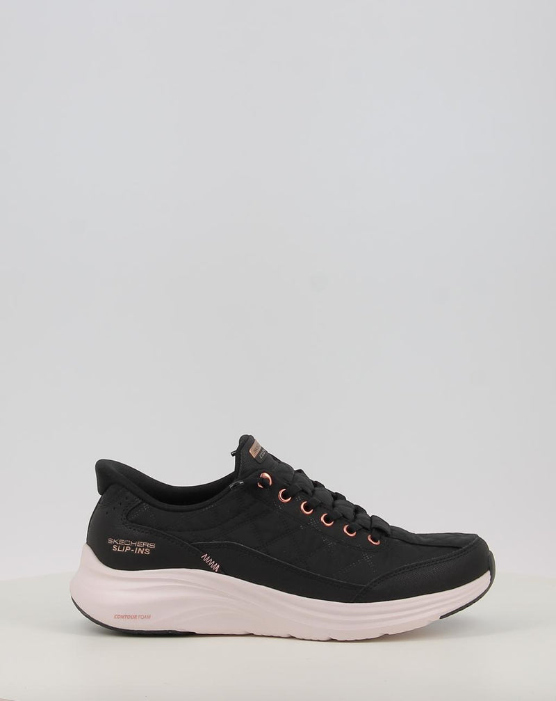 Sneaker SKECHERS SKECHERS SLIP-INS: CONTOUR FOAM -GOLDEN HOUR schwarz