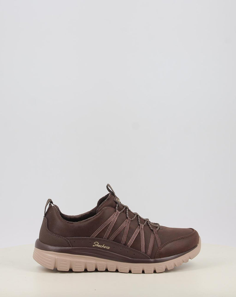 Zapatillas SKECHERS GRACEFUL - COZY HUG marrón