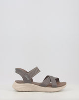 Sandalen SKECHERS SLIP-INS: ULTRA FLEX 3.0 - NEVER 119975 braun