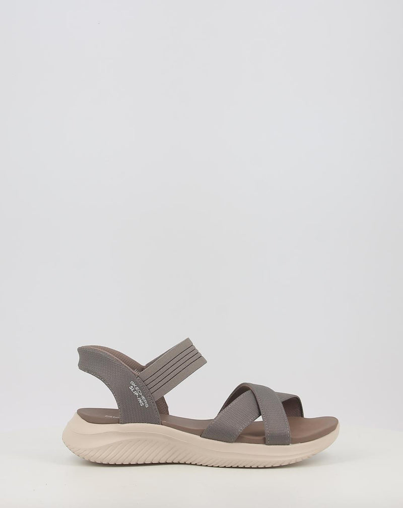 Sandalen SKECHERS SLIP-INS: ULTRA FLEX 3.0 - NEVER 119975 braun