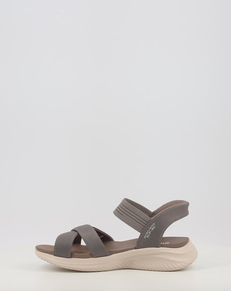 Sandalen SKECHERS SLIP-INS: ULTRA FLEX 3.0 - NEVER 119975 braun