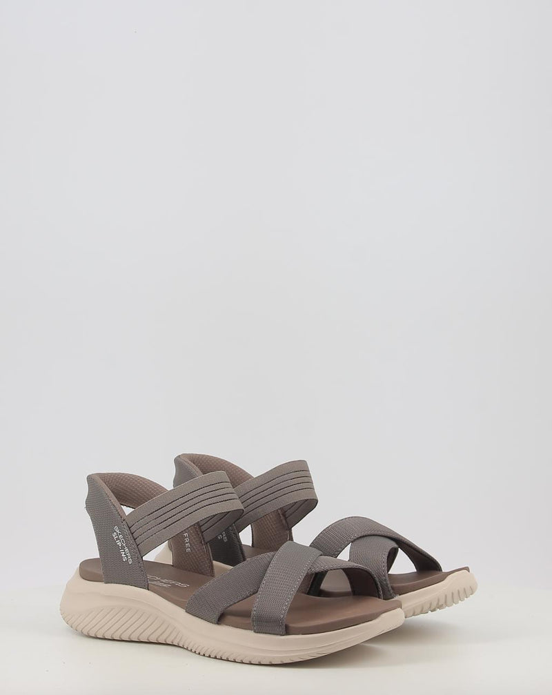 Sandalen SKECHERS SLIP-INS: ULTRA FLEX 3.0 - NEVER 119975 braun
