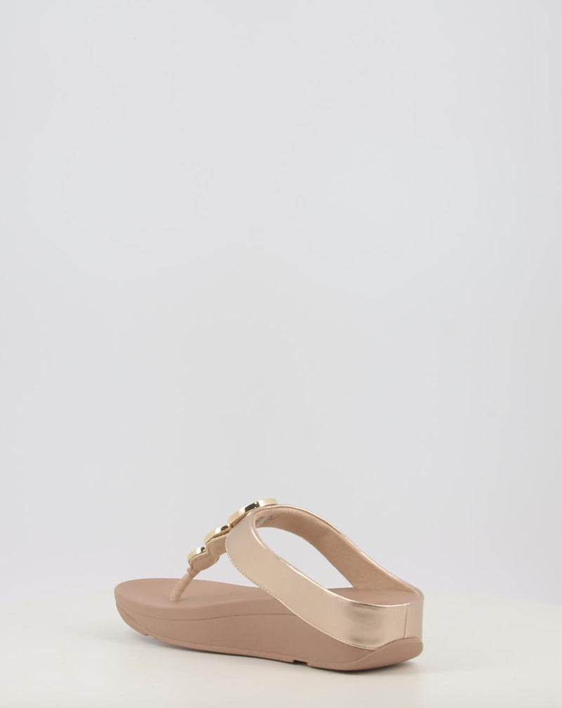 Sandalen FITFLOP HALO BEAD-CIRCLE METALLIC TOE-POST SANDALS metallic