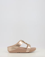 Sandalen FITFLOP HALO BEAD-CIRCLE METALLIC TOE-POST SANDALS metallic