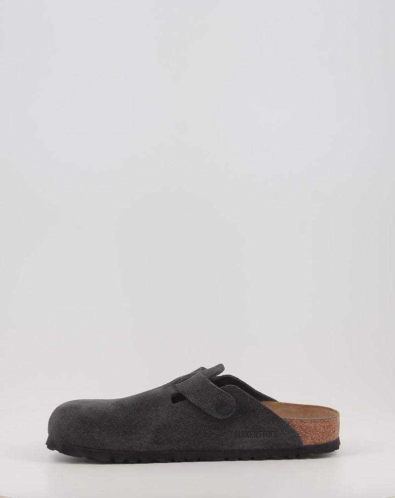 Clogs BIRKENSTOCK BOSTON LEVE Velvet Grey grau