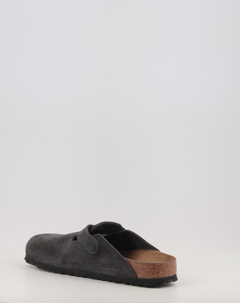 Clogs BIRKENSTOCK BOSTON LEVE Velvet Grey grau