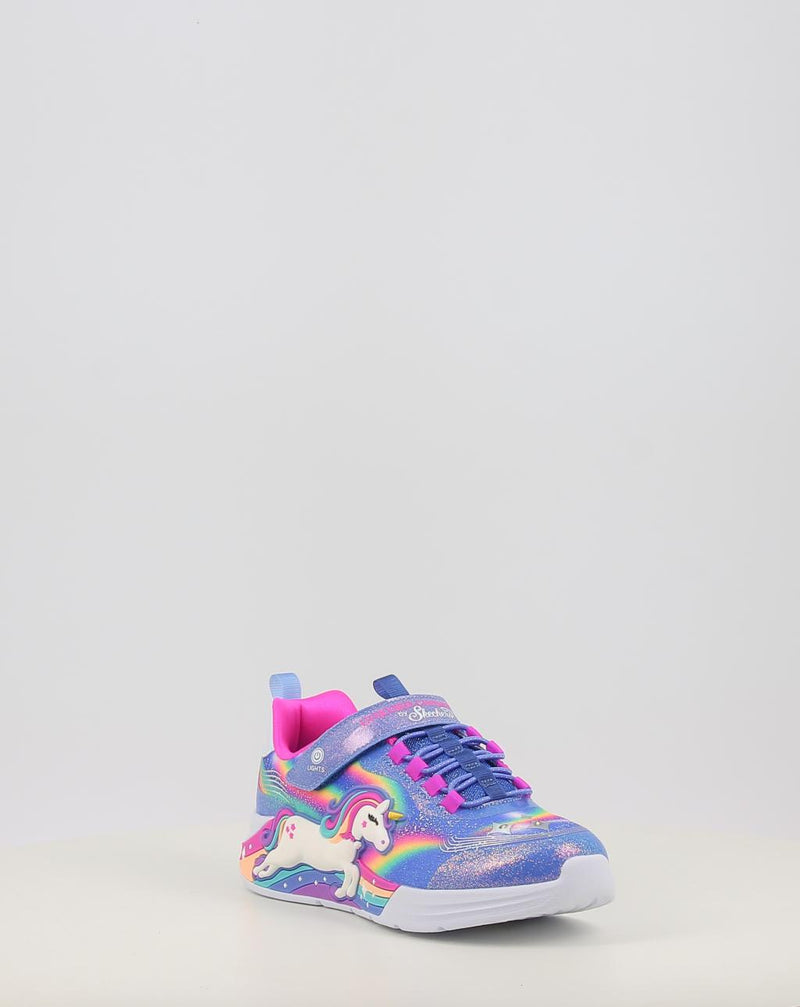 Sneakers SKECHERS S-LIGHTS UNICORN CHASER 302298N-L blau