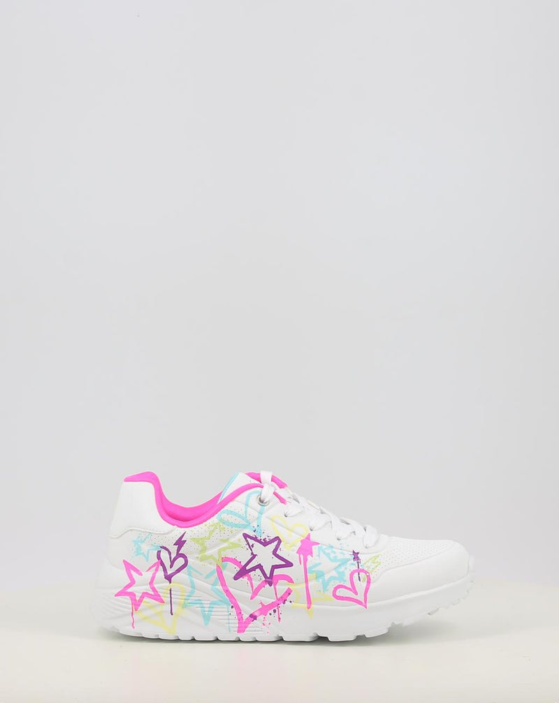 Sneakers SKECHERS UNO LITE- EASY ZIP 310391L weiß