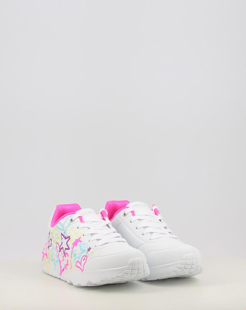 Sneakers SKECHERS UNO LITE- EASY ZIP 310391L weiß