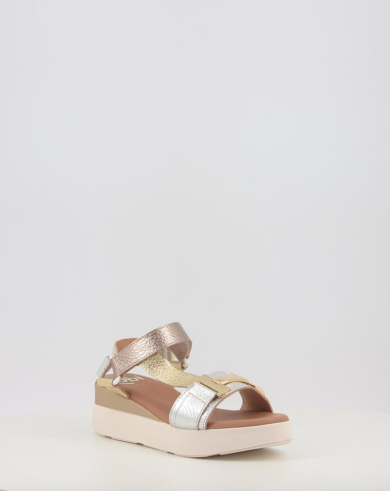 Sandalen OBI SHOES 5671 metallisch