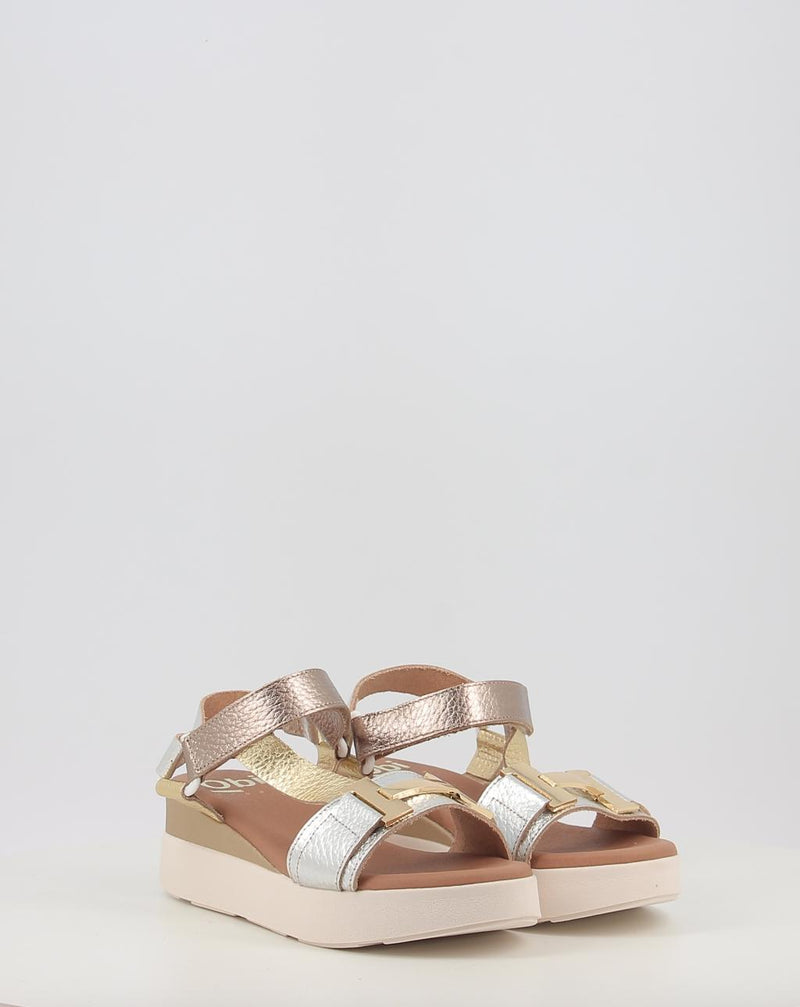 Sandalen OBI SHOES 5671 metallisch