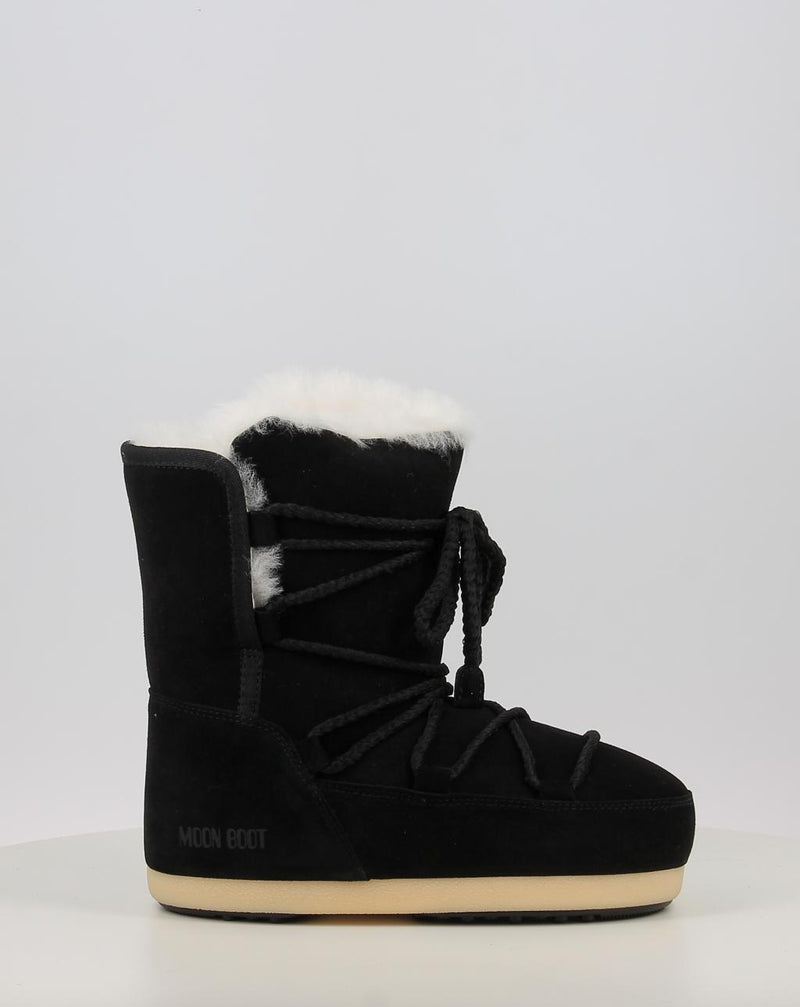 Stiefel MOON BOOT MB EVX BOOT SUEDE / SHEARLING schwarz