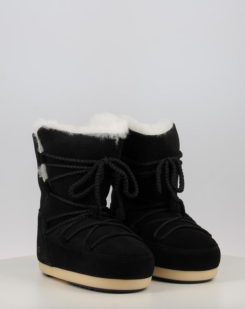 Stiefel MOON BOOT MB EVX BOOT SUEDE / SHEARLING schwarz