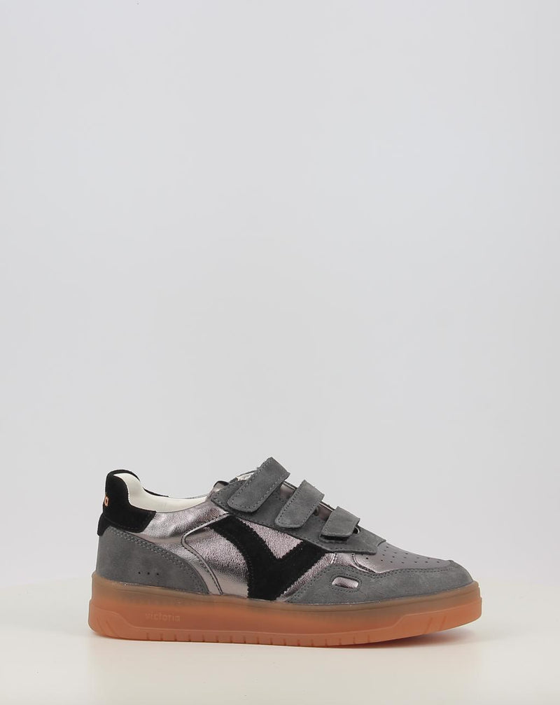 Sneakers VICTORIA SEÚL TIRAS SERRAJE & METAL 1257141 grau