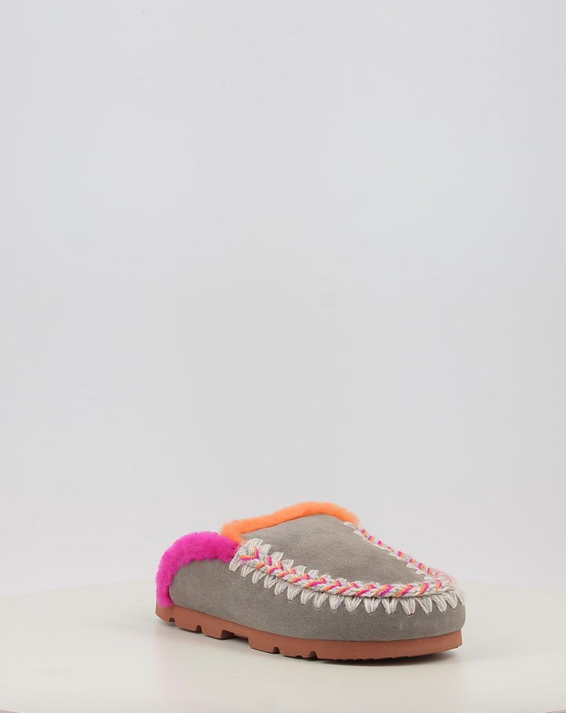 Clogs MOU WINTER BIO OVERSTITCHING grau