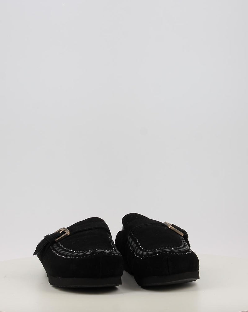 Clogs MOU WINTER BIO LEATHER STITCHING schwarz