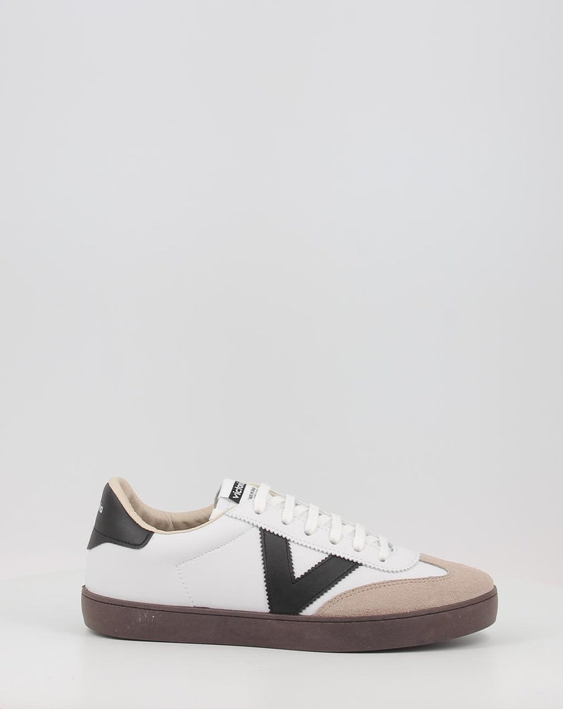 Sneaker VICTORIA BERLIN CICLISTA EFECTO PIEL & SERRAJE weiß