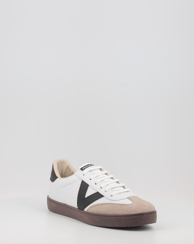 Sneaker VICTORIA BERLIN CICLISTA EFECTO PIEL & SERRAJE weiß