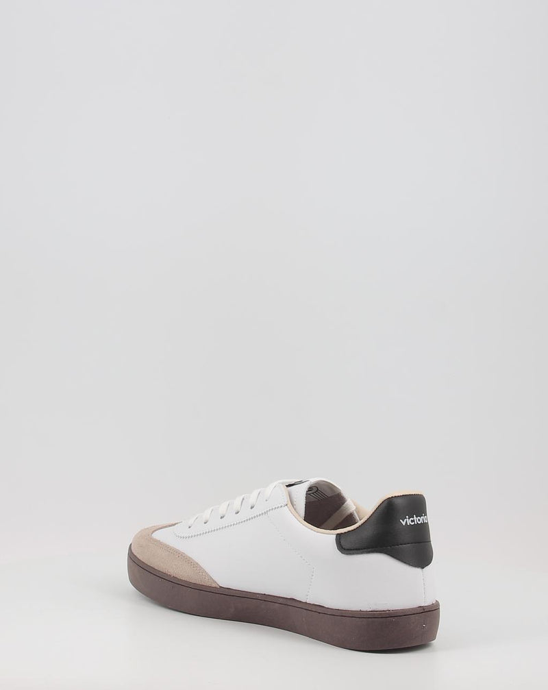 Sneaker VICTORIA BERLIN CICLISTA EFECTO PIEL & SERRAJE weiß