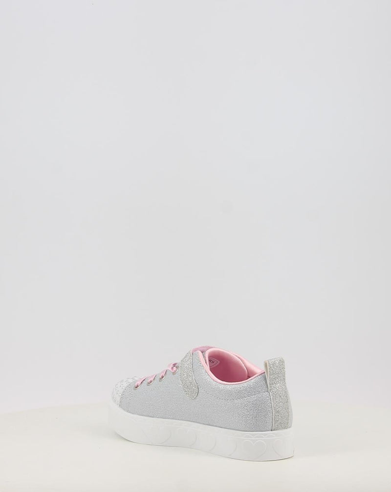 Sneakers SKECHERS TWINKLE TOES: HEART STEPS - SHIMMER 314620L silber