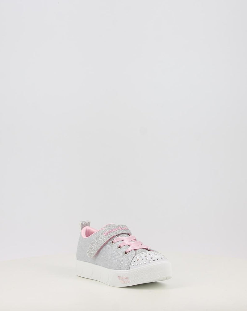 Sneakers SKECHERS TWINKLE TOES: HEART STEPS - SHIMMER 314620N silber