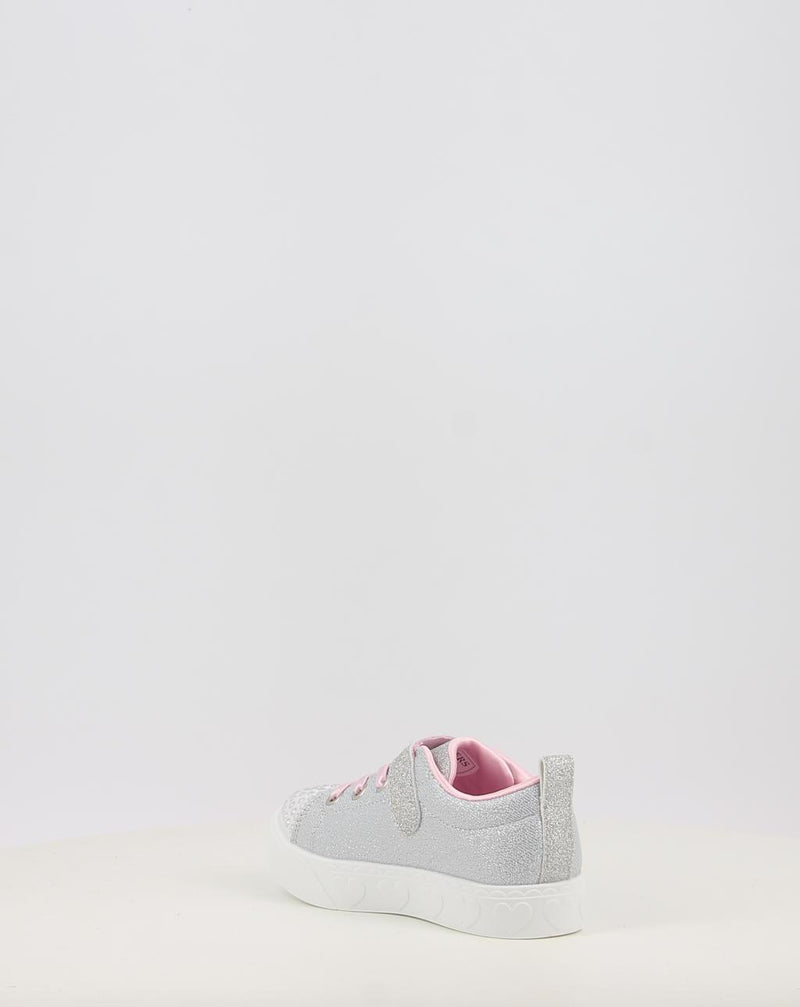 Sneakers SKECHERS TWINKLE TOES: HEART STEPS - SHIMMER 314620N silber